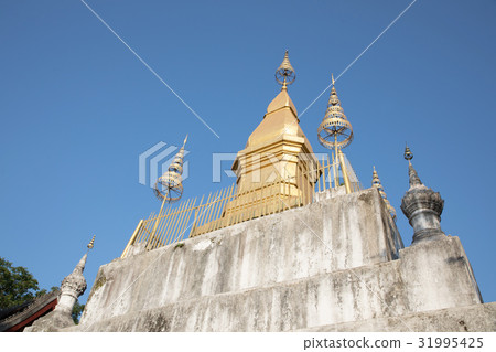Wat Chom Si temple on Phou Si Hill 31995425