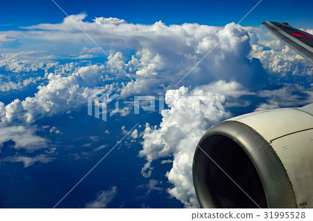 Overhead of the Pacific Ocean Cumulus Clouds Aerial Photography Overhead of the Pacific Ocean Cumulus Clouds Aerial Photography 31995528
