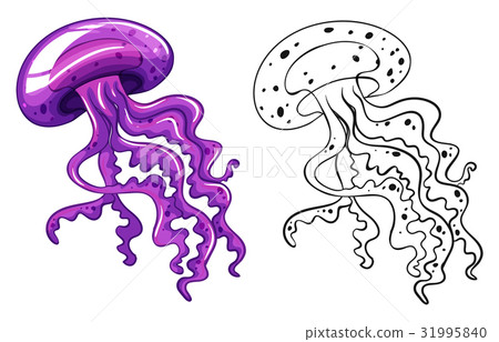Doodle animal for jellyfish Doodle animal for jellyfish 31995840