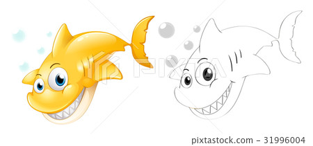 Outline animal for shark Outline animal for shark 31996004