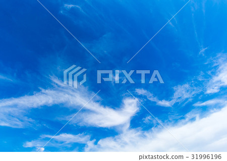beautiful fluffy clouds in Blue sky background beautiful fluffy clouds in Blue sky background 31996196