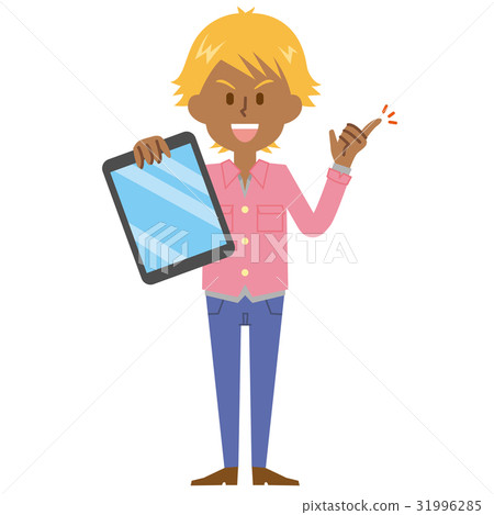 15 series _ gun black gals man _ tablet 31996285