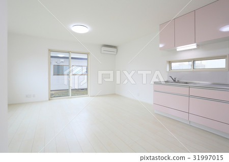 Newly built living room dining kitchen Newly built living room dining kitchen 31997015
