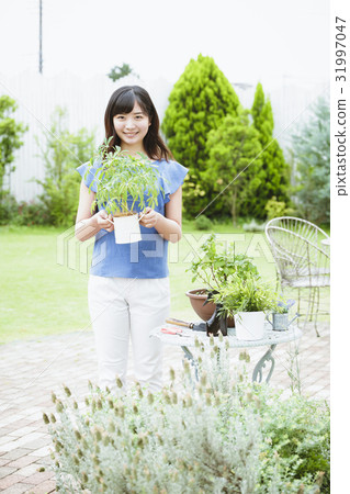 園藝形象20名女性 園藝形象20名女性 31997047