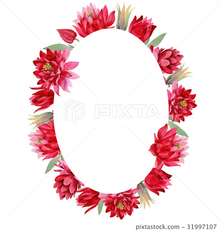 Wildflower Aquilegia flower in a watercolor style 31997107