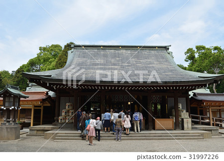 埼玉縣埼玉市武藏一宮冰河神社參拜殿 31997226