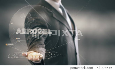 Aerogel with hologram businessman concept Aerogel with hologram businessman concept 31998656