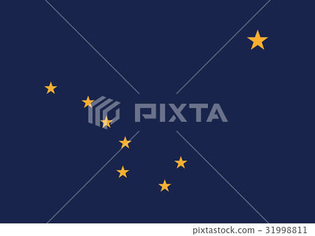 vector background of alaska flag vector background of alaska flag 31998811