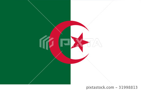 vectoof algeria flag 31998813