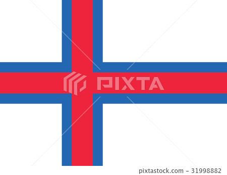 flag of faroe islands 31998882