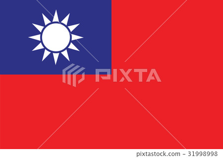 vector background of taiwan flag vector background of taiwan flag 31998998