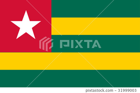 vector background of togo flag vector background of togo flag 31999003