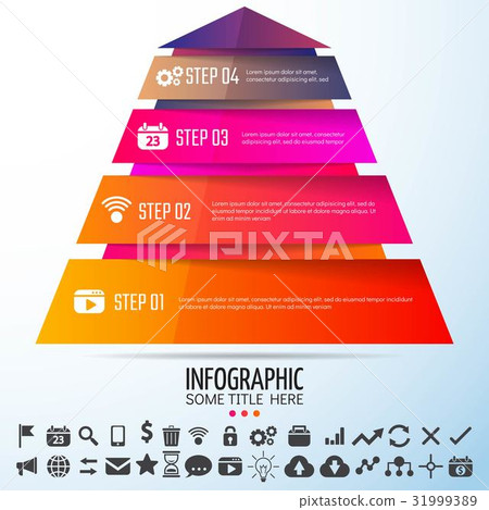Geometric Infographics Design Template 31999389