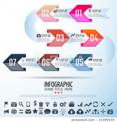 Arrow Infographics Design Template Arrow Infographics Design Template 31999439