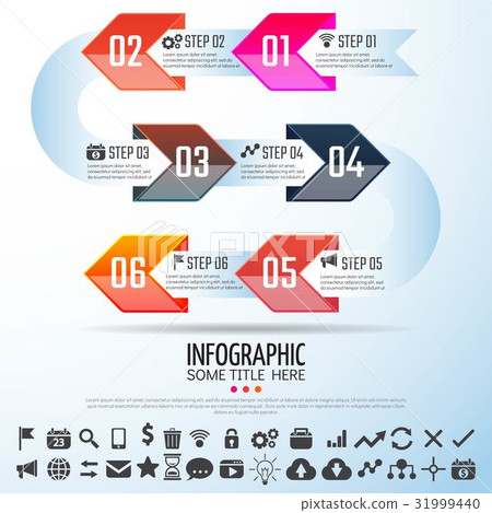 Arrow Infographics Design Template Arrow Infographics Design Template 31999440