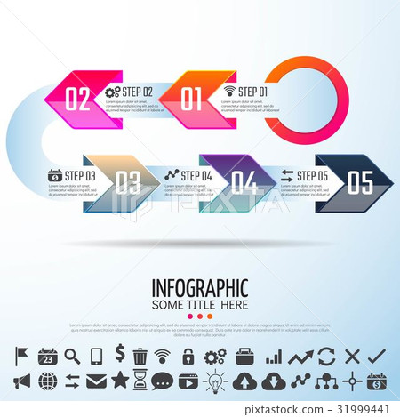Arrow Infographics Design Template Arrow Infographics Design Template 31999441