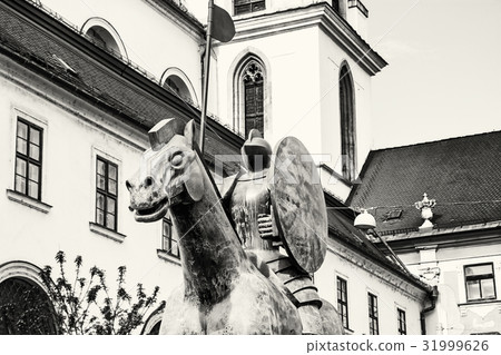 Equestrian statue of margrave Jobst of Luxembourg Equestrian statue of margrave Jobst of Luxembourg 31999626
