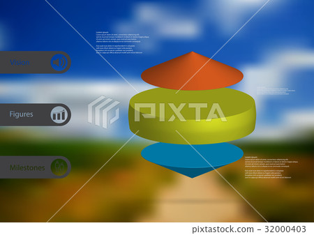 3D illustration infographic template  32000403