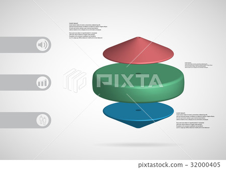 3D illustration infographic template 32000405