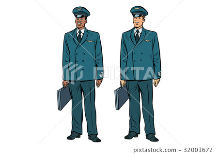 African and Caucasian the pilots of civil aviation African and Caucasian the pilots of civil aviation 32001672
