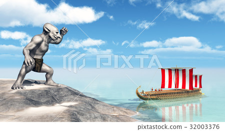 Odysseus at the Cyclopes Odysseus at the Cyclopes 32003376