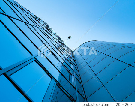 Modern glass office buildings. Modern glass office buildings. 32004269