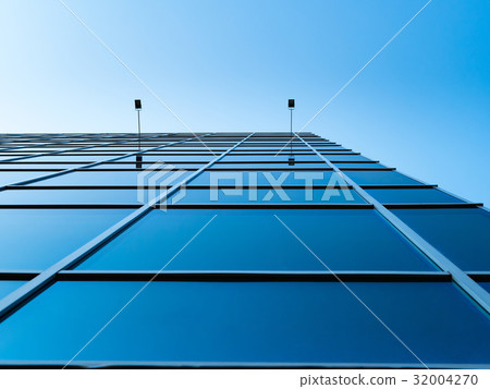 Modern glass office buildings. 32004270
