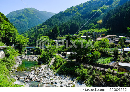 夏天山村風光 32004312