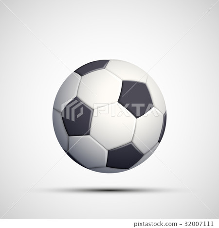 Icon leather soccer ball. 32007111