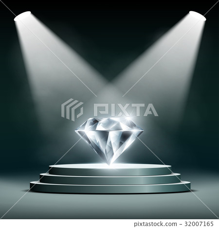 Diamond on pedestal 32007165