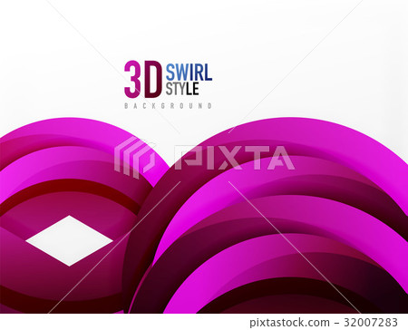 3D wave design - Stock Illustration [32007283] - PIXTA
