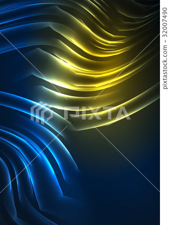 Glowing futuristic lines Glowing futuristic lines 32007490