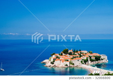 Sveti Stefan island in Budva, Montenegro Sveti Stefan island in Budva, Montenegro 32008800