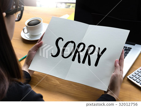 SORRY  Forgive Regret Oops Fail False Fault Apolo 32012756