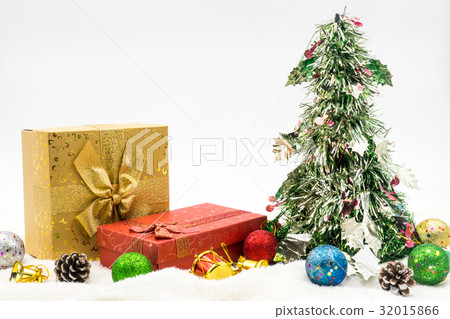Gift boxes with Christmas decoration Gift boxes with Christmas decoration 32015866
