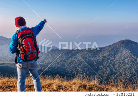 Tourist enjoy travel. Tourist enjoy travel. 32016221