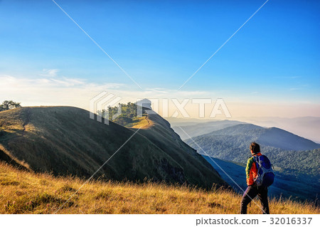 Tourist enjoy travel. Tourist enjoy travel. 32016337