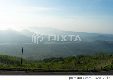 Scenery of Lake Kussharo direction towards Lake Kussharo from the third observation tower 32017016