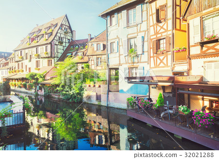 Colmar, beautiful town of Alsace, France 32021288