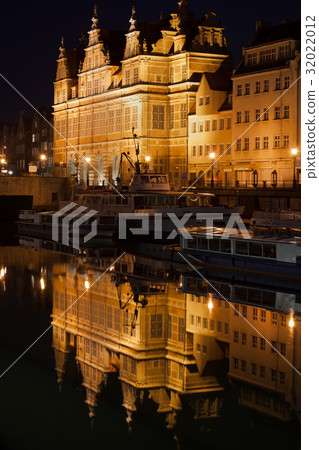 The Green Gate in Gdansk at Night 32022012