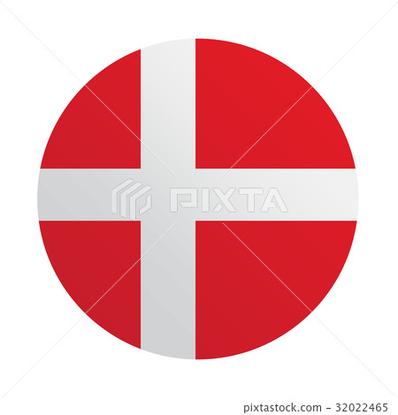 Denmark flag illustration design 32022465