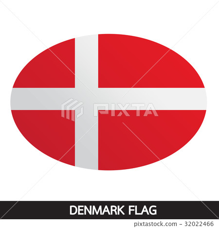 Denmark flag illustration design 32022466