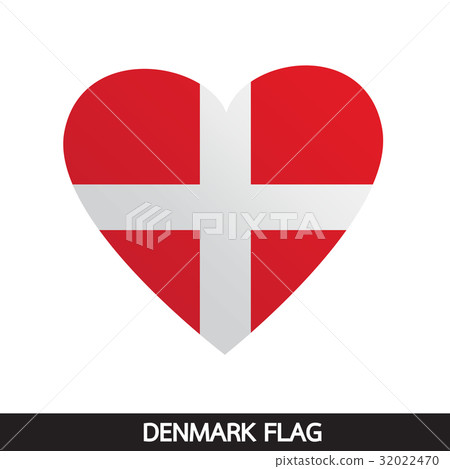 Denmark flag design illustration 32022470