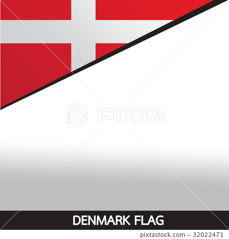 Denmark flag design illustration 32022471
