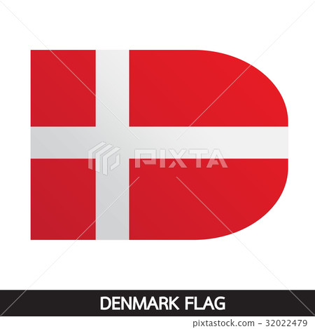 Denmark flag design illustration 32022479
