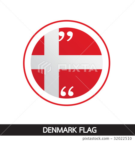 Denmark flag design illustration 32022510