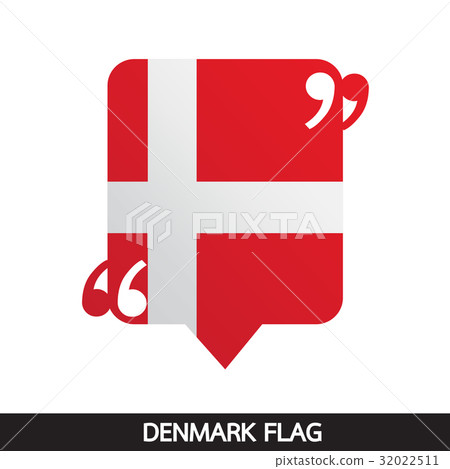 Denmark flag design illustration 32022511