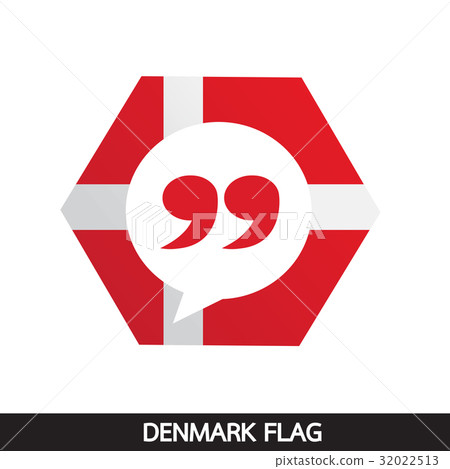 Denmark flag design illustration 32022513