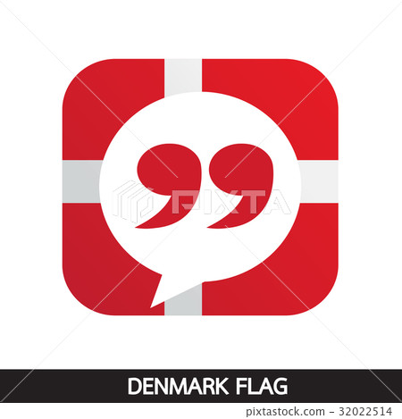 Denmark flag design illustration 32022514
