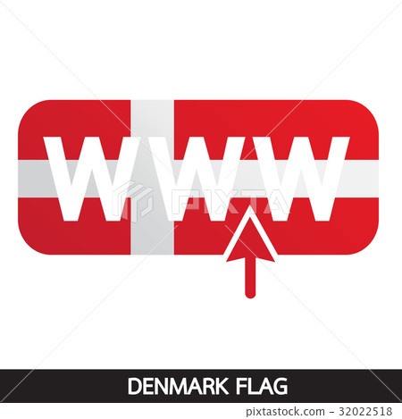 Denmark flag design illustration 32022518